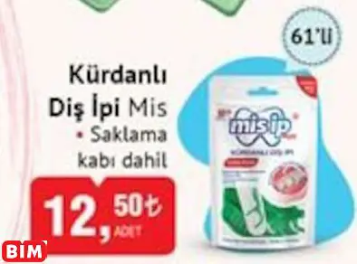MİS KÜRDANLI DİŞ İPİ MİS KÜRDANLI DİŞ İPİ
